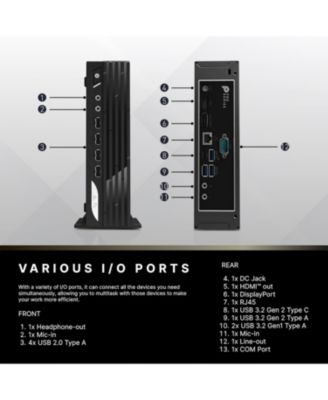 PRO DP21 Business MFF Desktop Intel Core i7 13700 16GB RAM Intel UHD Graphics 512GB SSD Storage Windows 11 Pro