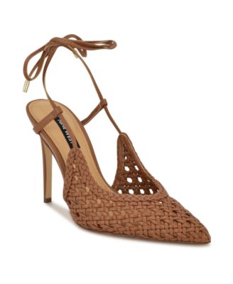 Women's Fessla Woven Tie-Up High Stiletto Pumps