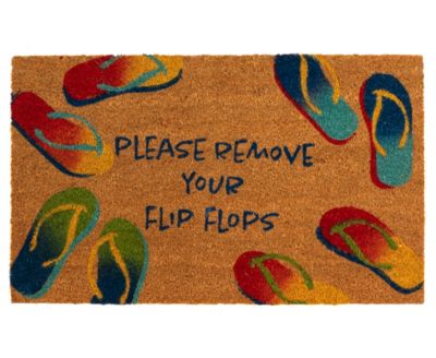 Shop Liora Manne Natura Remove Flip Flops Rug Collection In Sienna