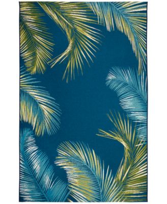 Liora Manne' - Marina Palm Border 7'10"x9'10" Area Rug