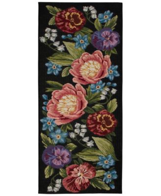 Liora Manne' - Esencia Secret Garden 1'11"x4'11" Runner Area Rug