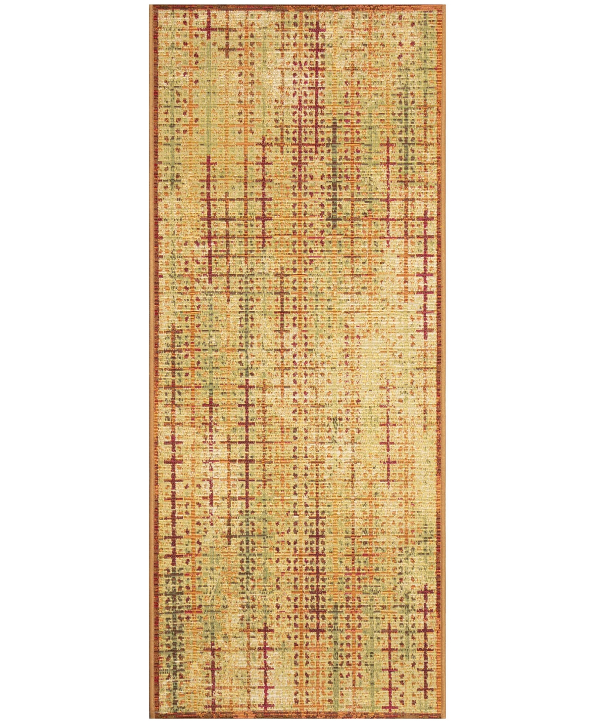 Liora Manne Esencia Sienna 1'11"x4'11" Runner Area Rug In Gold