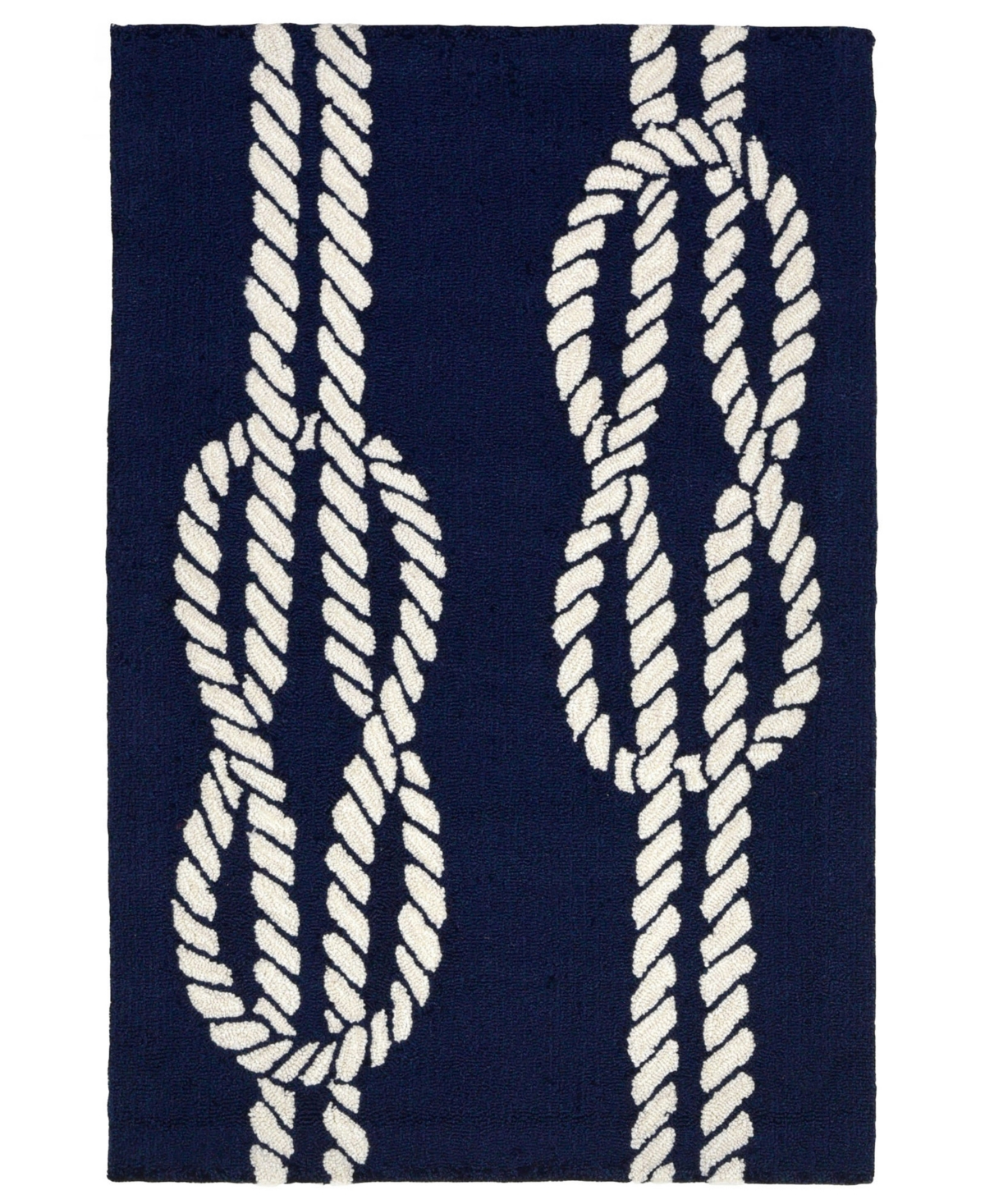 Liora Manne Capri Ropes Area Rug, 1'8 X 2'6 In Navy