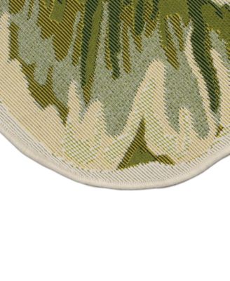 Esencia Peony 3'3"x3'3" Novelty Area Rug