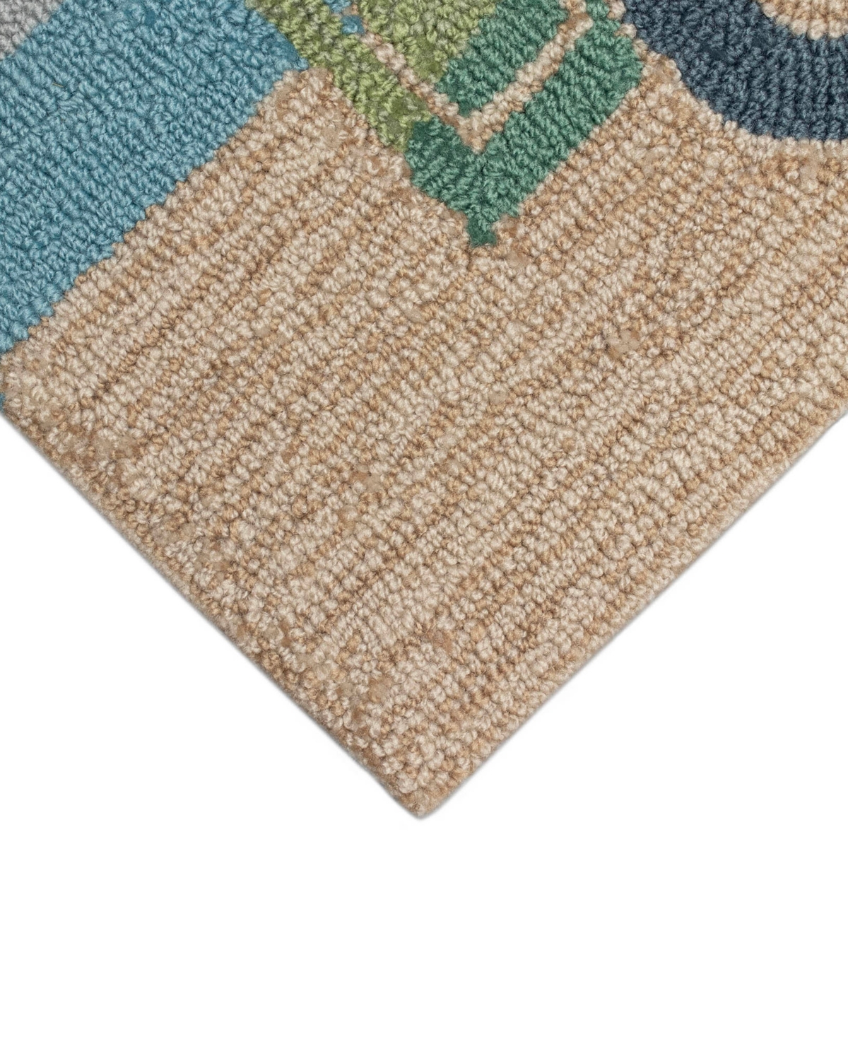 Liora Manne Frontporch Van Life 2'x5' Runner Area Rug In Aqua