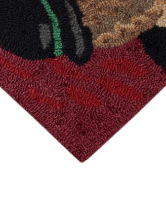 Liora Manne Frontporch Poker Pups Rug Collection In Multi