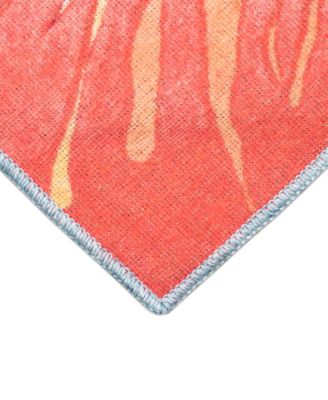 Liora Manne Impressions Reef Border Rug Collection In Ocean