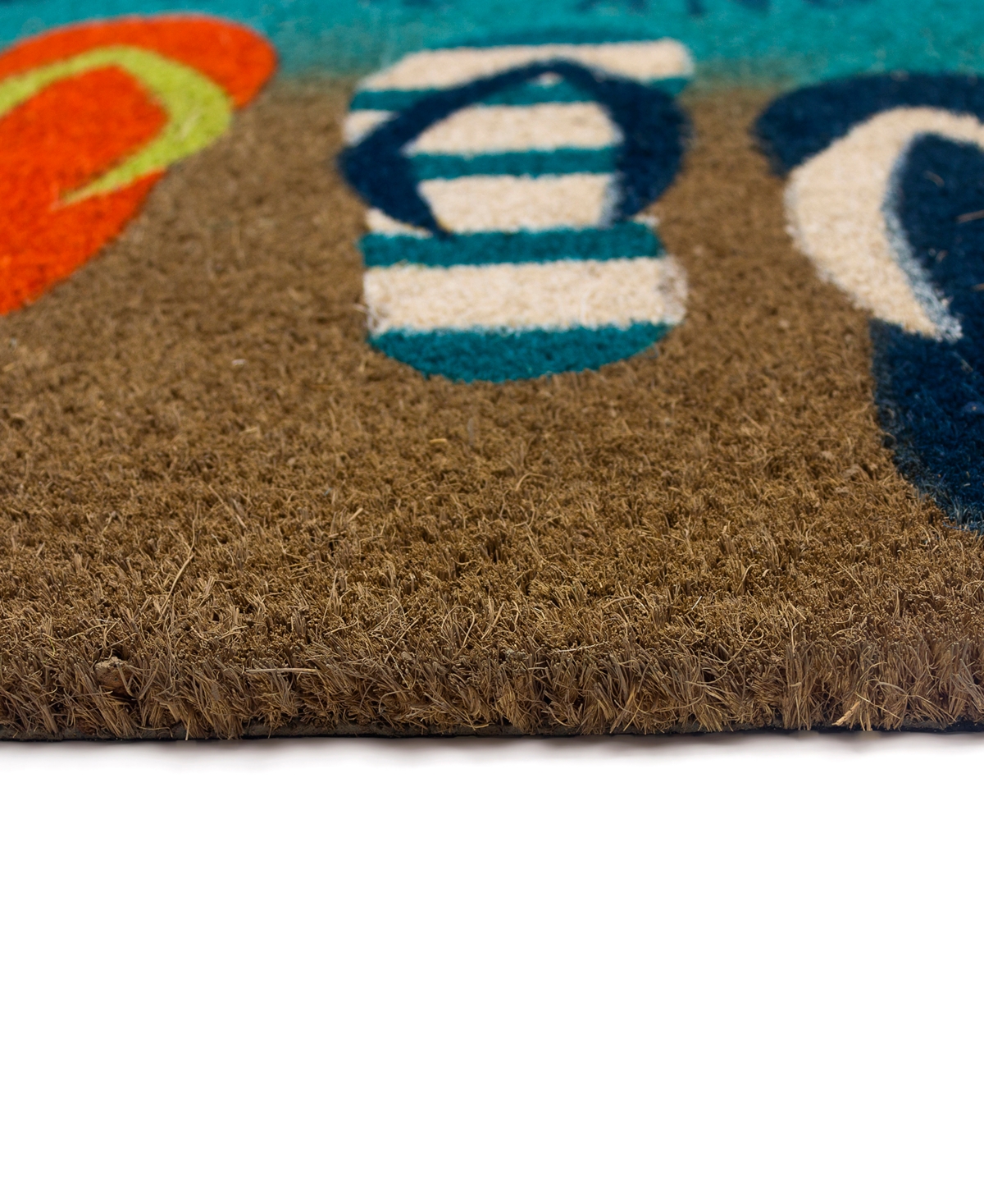 Liora Manne Natura Flip Flops 2'x3' Area Rug In Ocean