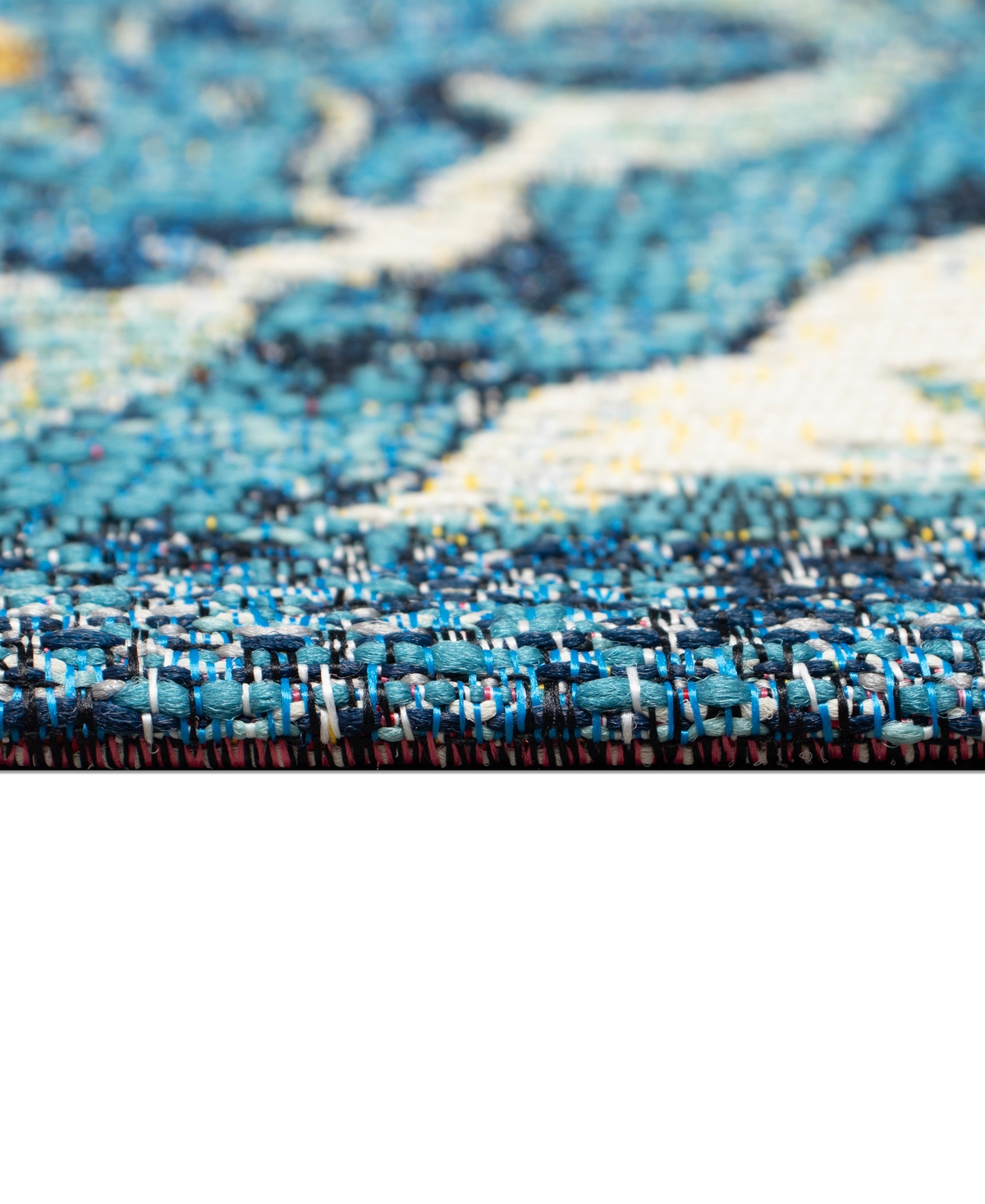 Liora Manne Esencia Madrid 2'x2'10" Area Rug In Ocean