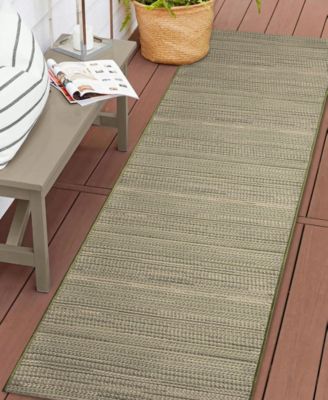 Miranda Tweed Stripe 1'11"x7'6" Runner Area Rug