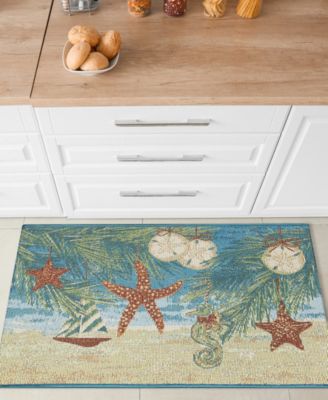 Esencia Coastal Ornaments 2'x2'10" Area Rug