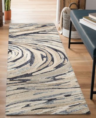 Savoy Big Wave 2'x7'6" Runner Area Rug