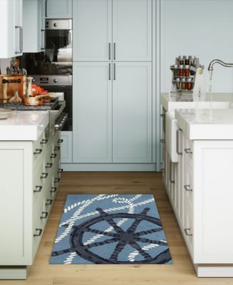 Frontporch Captain's Wheel 2'6"x4' Area Rug