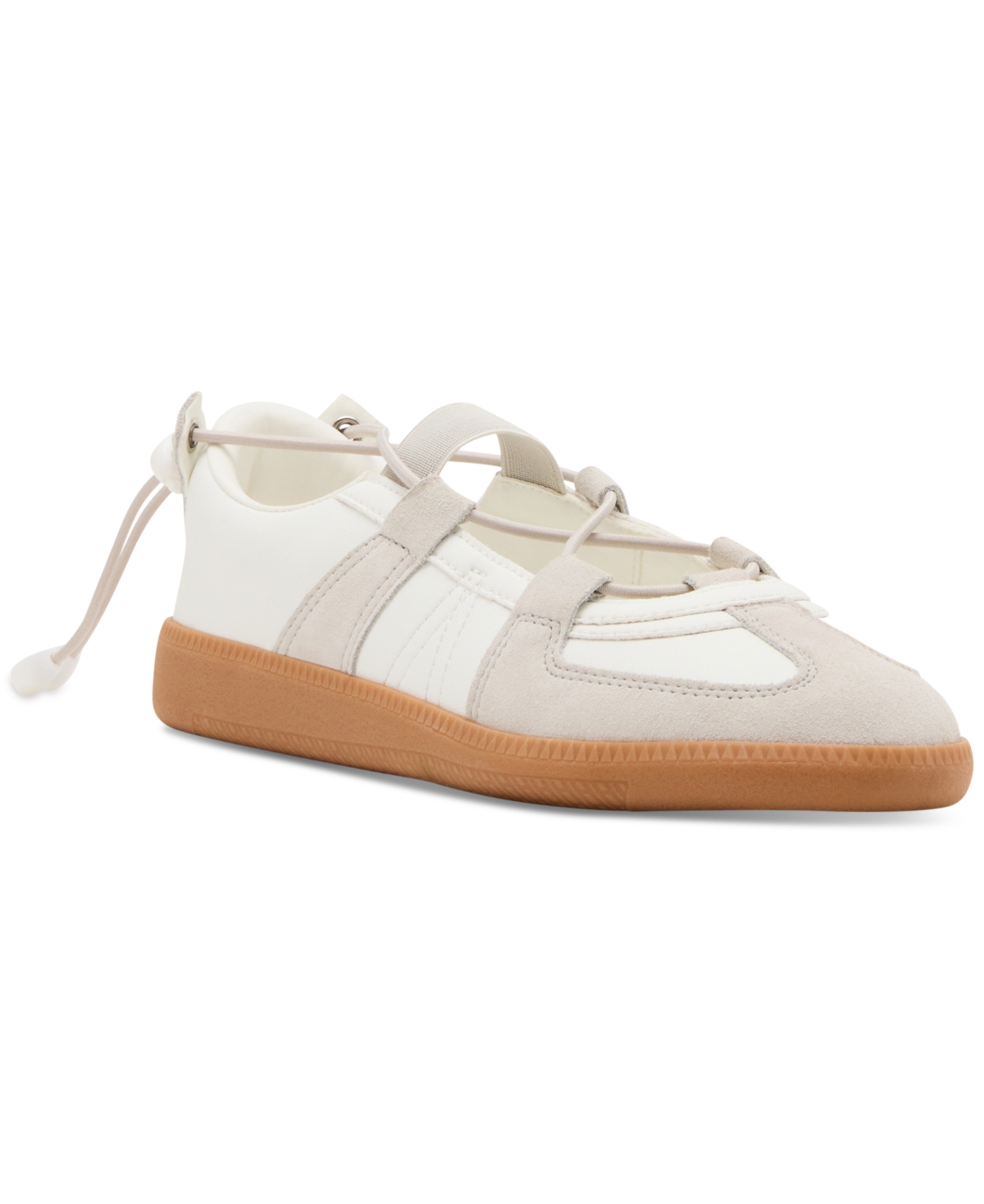 Steve Madden Women's Wander Ballet Lace-up Sneakers In White