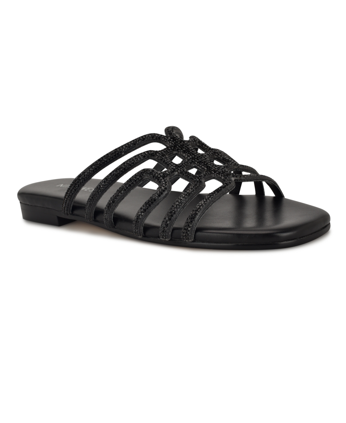 Nine West Timy Slide Sandal In Black
