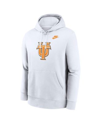 Men's White Tennessee Volunteers Vault Logo Pullover Hoodie