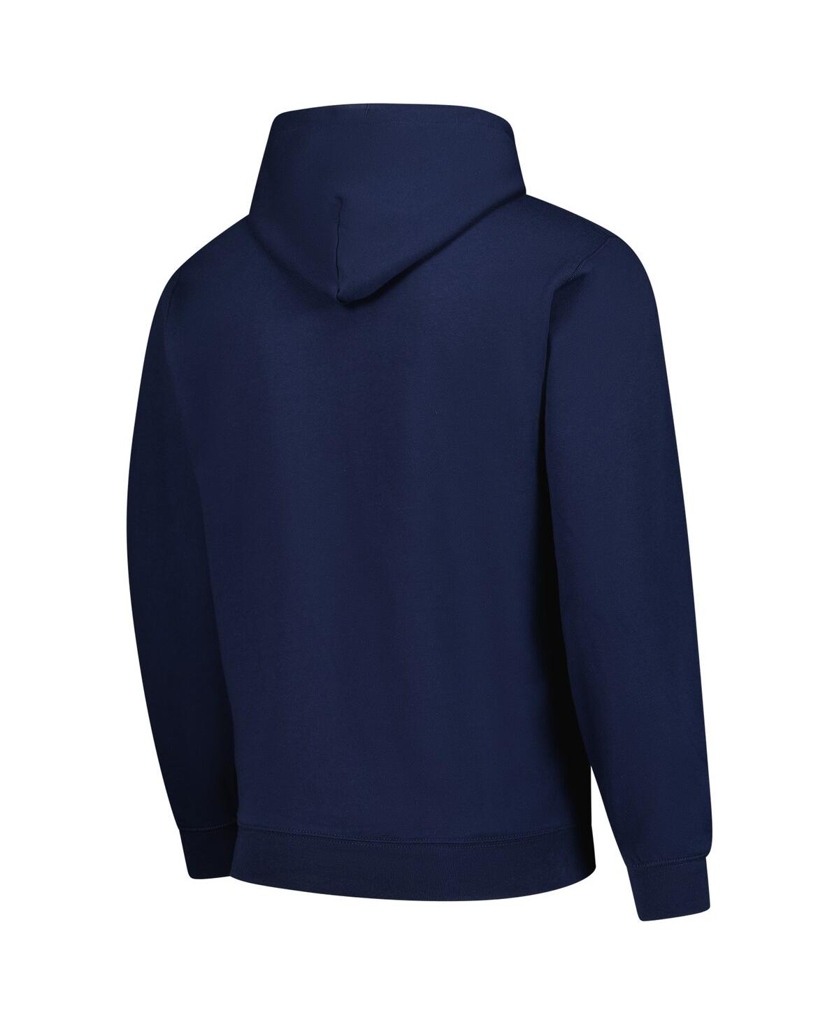 Starter Men's Navy Chicago Bears Vintage Pullover Hoodie In Navy
