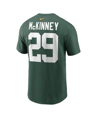 Men's Xavier McKinney Green Green Bay Packers Name Number T-Shirt