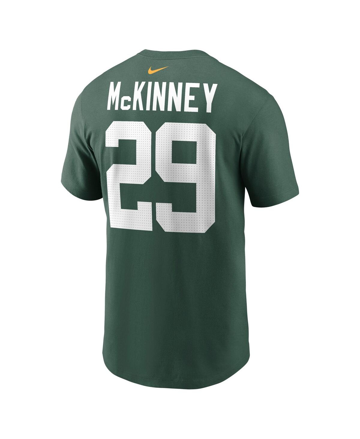 Nike Men's Xavier Mckinney Green Green Bay Packers Name Number T-shirt In Green