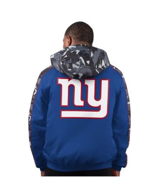 Men's Royal New York Giants Thursday Night Gridiron Full-Zip Jacket