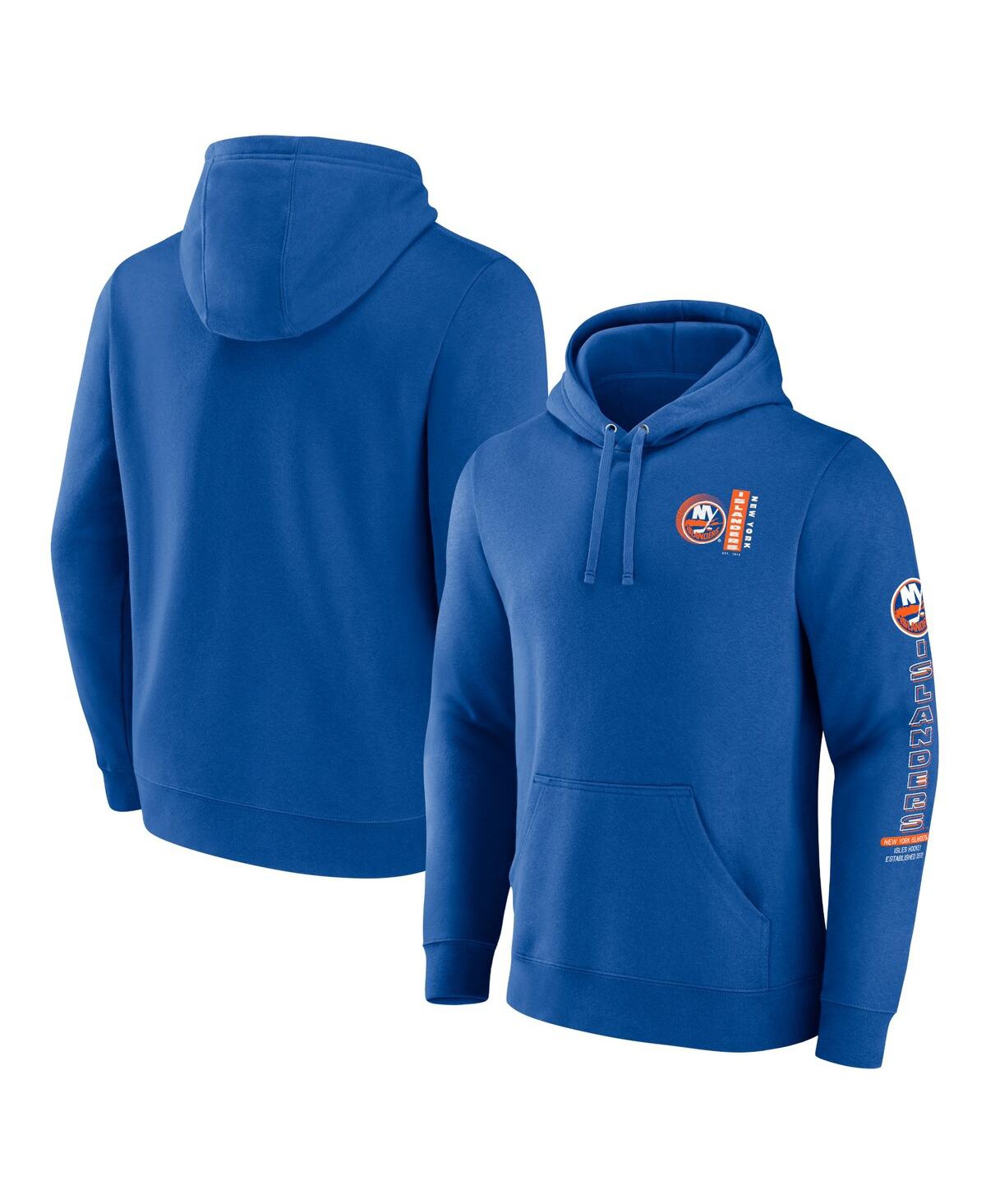 Fanatics Men's Royal New York Islanders Revolution Pullover Hoodie In Royal