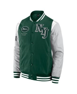 Men's and Women's Green New York Jets Elements Elite Full-Snap Jacket