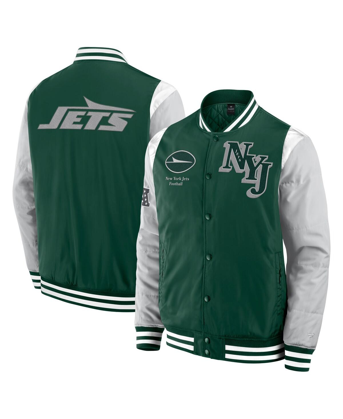 Men's and Women's Green New York Jets Elements Elite Full-Snap Jacket - Green