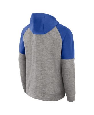 Men's Heather Gray Kentucky Wildcats Fitness Raglan&nbsp;Performance Full-Zip Hoodie