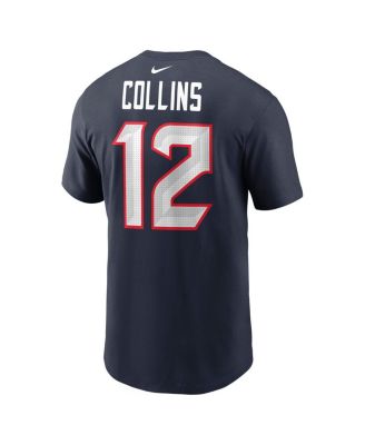 Men's Nico Collins Navy Houston Texans Name Number T-Shirt