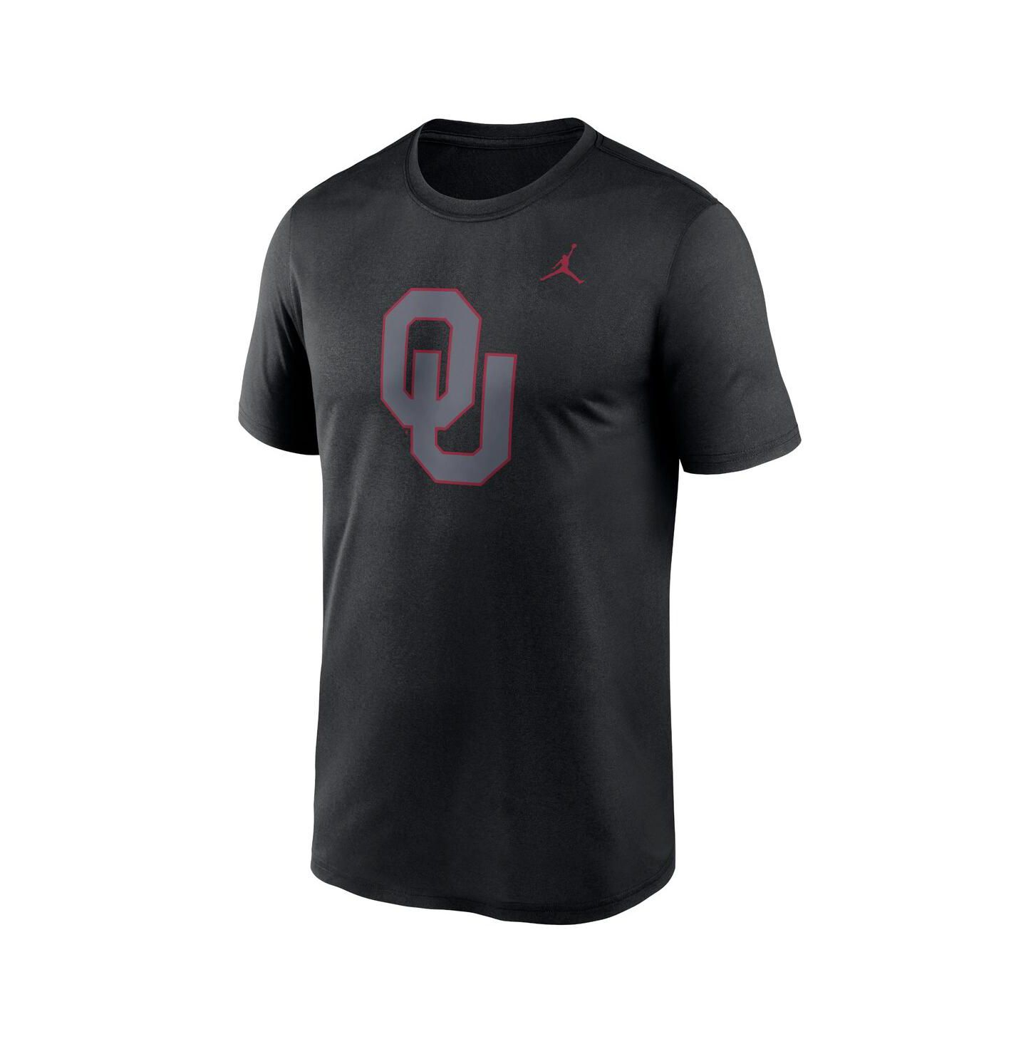 Мужская футболка Jordan Black Oklahoma Sooners Color Pop Logo Legend — фото 2