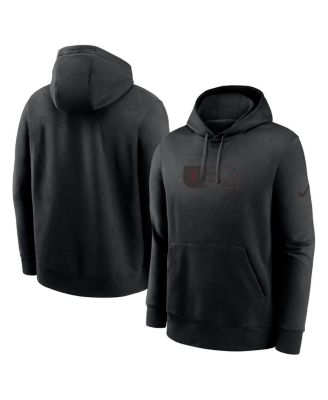 Nike - Men's Black Tampa Bay Buccaneers Edge French Terry Club Pullover Hoodie