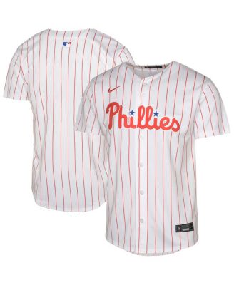 Nike - Big Boys and Girls White Philadelphia Phillies Home Blank Limited Jersey