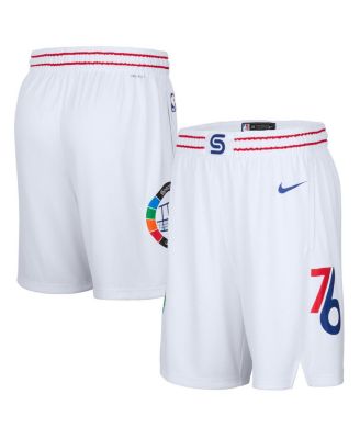Nike - Men's White Philadelphia 76ers 2024/25 City Edition Swingman Shorts