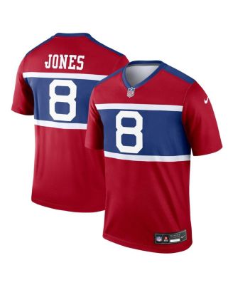 Nike - Men's Daniel Jones Red New York Giants Alternate Legend Player Performance Top