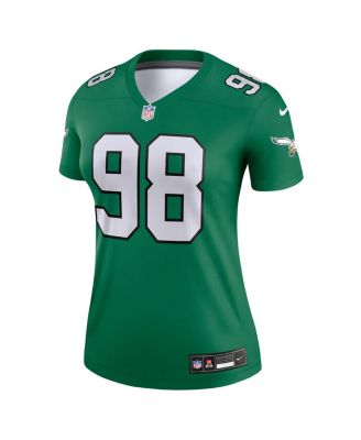 Women's Jalen Carter Kelly Green Philadelphia Eagles Alternate Legend Player Performance Top