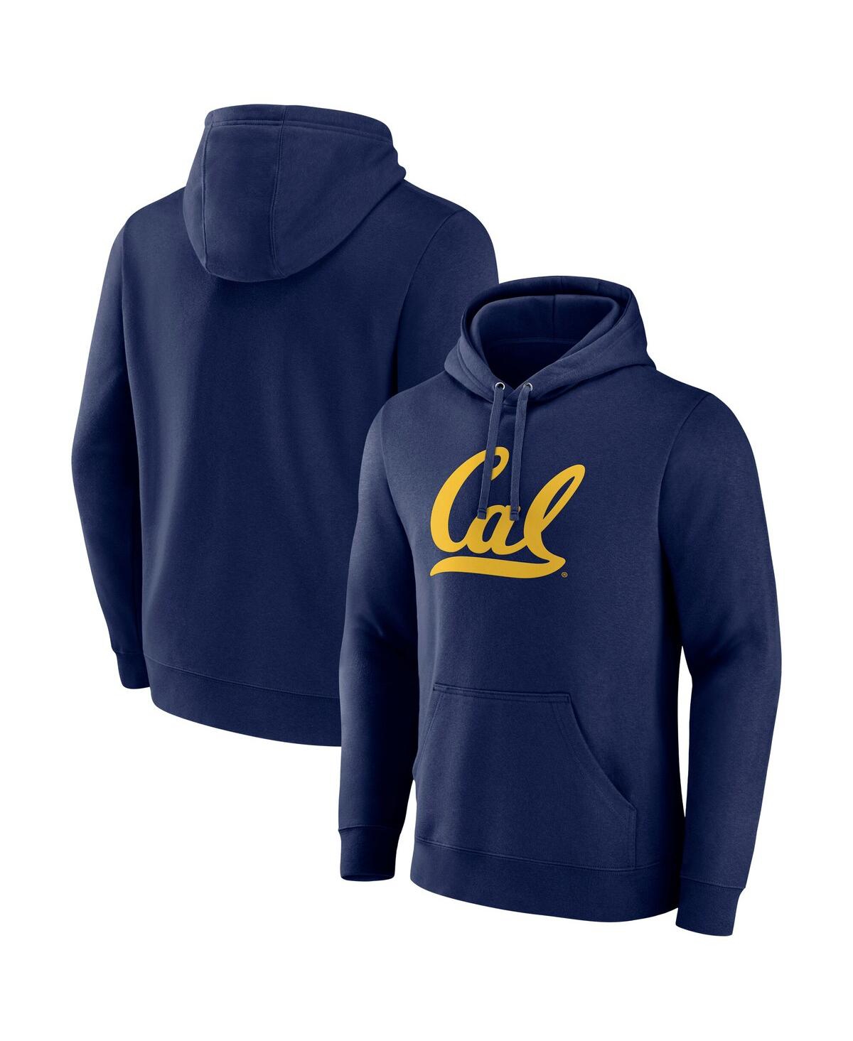 Fanatics Men's Navy Cal Bears Fleece Pullover Hoodie In Navy