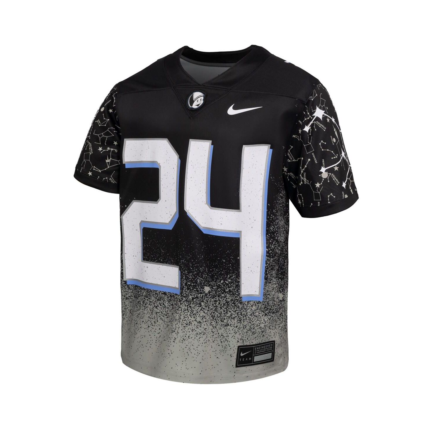 Детский топ Nike 24 Black UCF Knights 2024 Space Game Alternate Game Jersey — фото 3