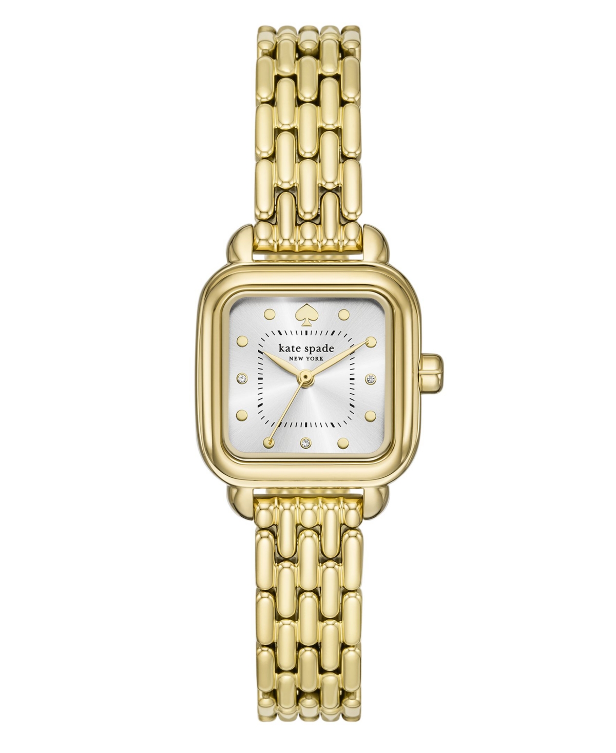 Women's Gracie Square Three-Hand Gold-Tone Stainless Steel Watch, 25mm - Gold-tone
