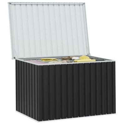 Storage Box Anthracite Galvanized steel, plastic Large