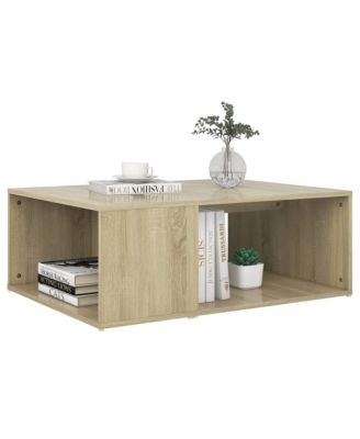 Coffee Table Sonoma Oak 35.4"x26.4"x13" Engineered Wood