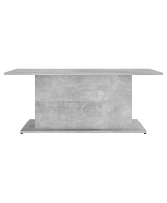 Coffee Table Concrete Gray 40.2"x21.9"x15.7" Engineered Wood