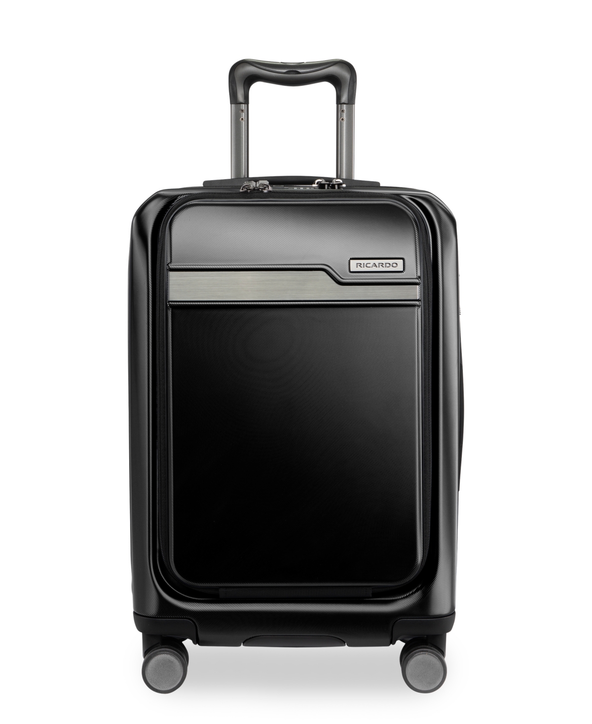 Ricardo Palm Springs 21" Fast Access Front Pocket Carry-on Luggage In Onyx