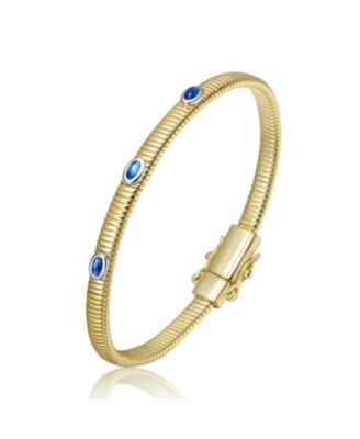 Plated with Clear, , , or Cubic Zirconia Bangle Bracelet