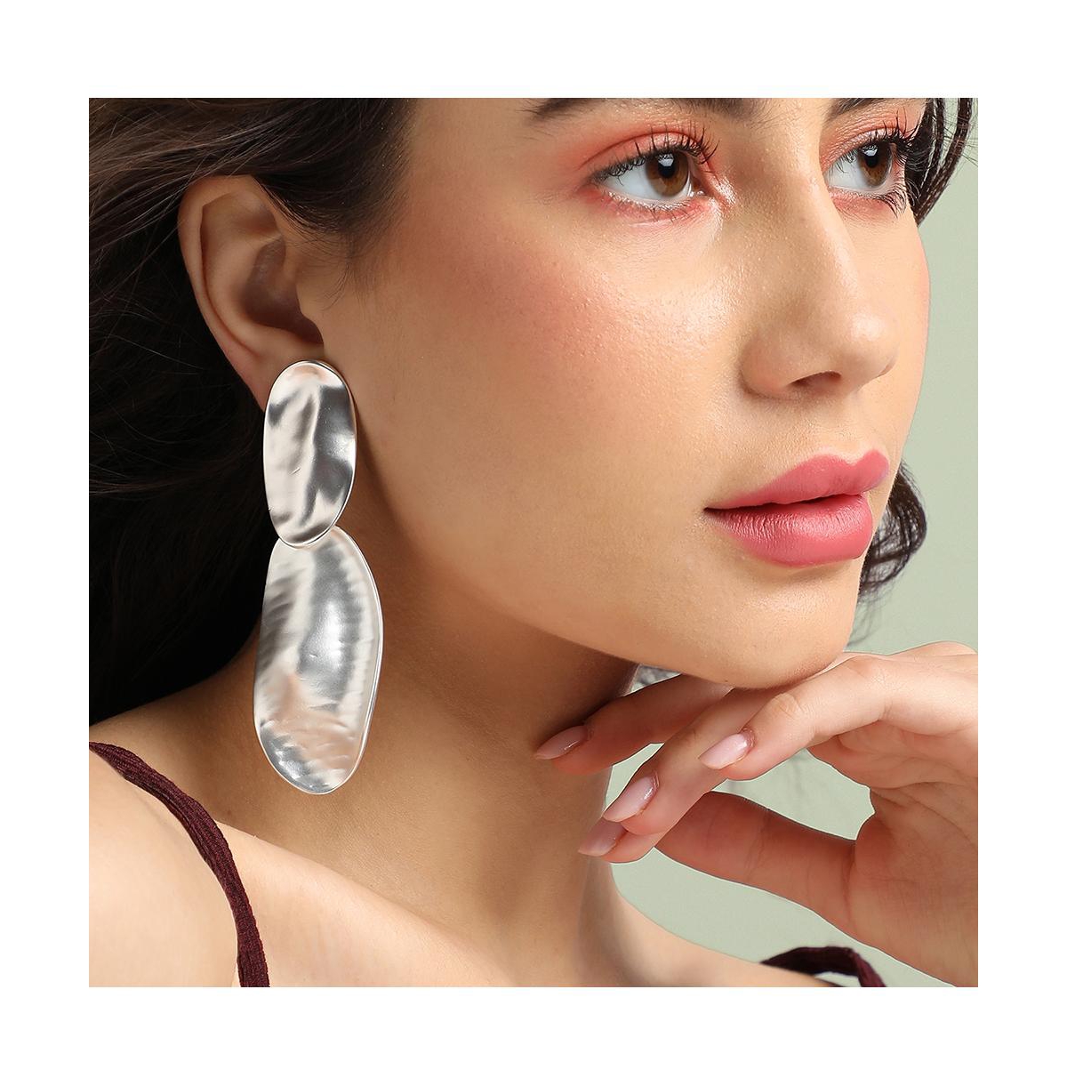 Oblong Drop Earrings