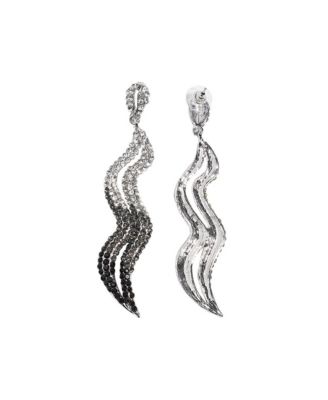 Ombre Swirl Drop Earrings