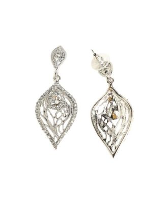 Intricate Leaf Drop Earrings