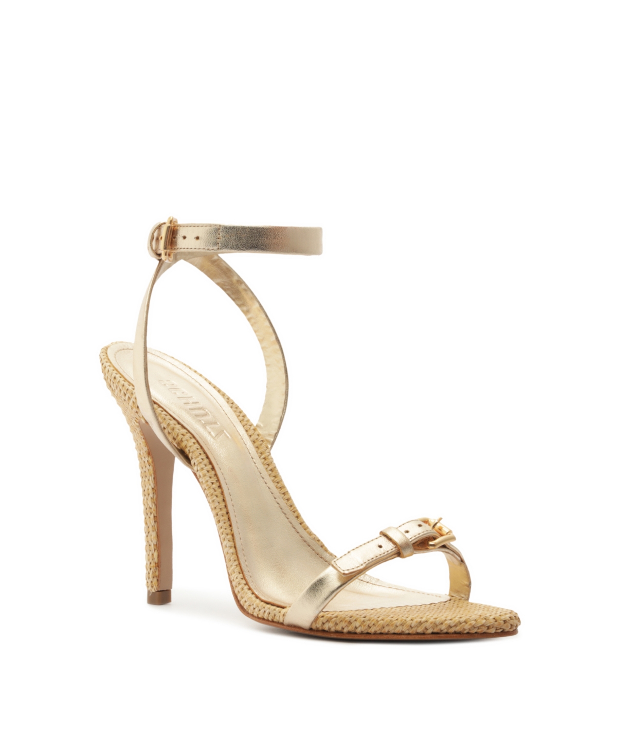 Shop Schutz Women's Aurora High Stiletto Sandals In Gold