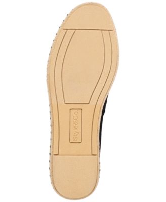 Style & Co Women's Reevee Stitched-Trim Espadrille Flats, Exclusively at Macy's