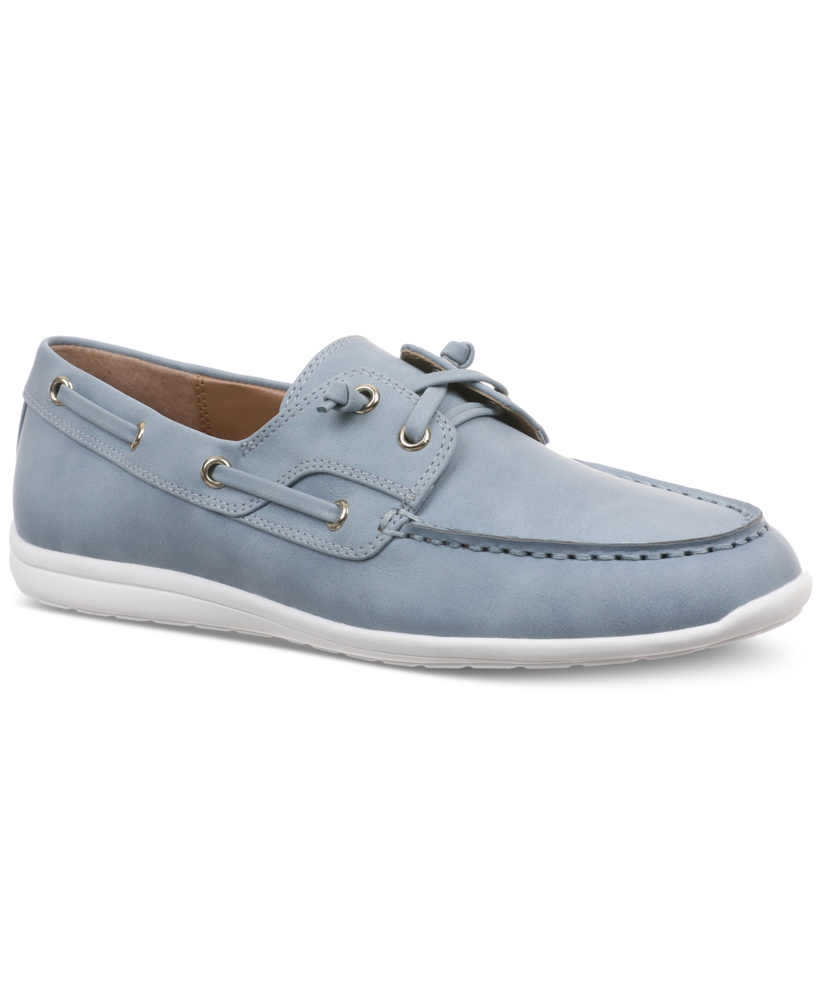 Style & Co Women's Saffiee Boat Shoes, Exclusively At Macy's In Dream Blue