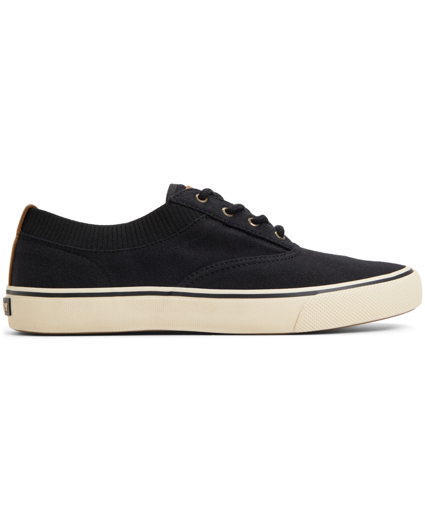 Мужские кроссовки Sperry Striper II CVO, цвет: Вязаный чёрный — фото 2